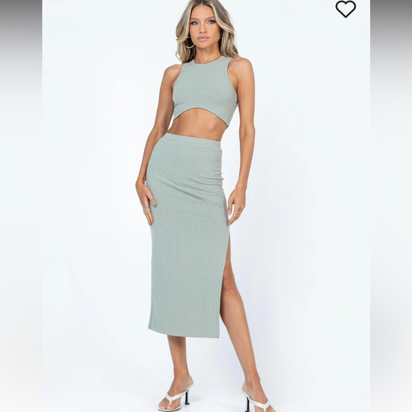 Princess Polly Ellie Set- Green - Picture 1 of 4